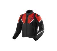 Revit Automate, chaqueta de cuero 52 male Negro/Rojo Neón