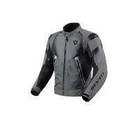 Revit Control H2O Chaqueta textil de moto, negro-gris, tamaño L para Hombres