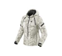Revit Flare 3 H2O, chaqueta textil impermeable mujer 34 female Gris/Blanco