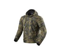 Revit Flare 3 H2O Chaqueta textil de moto impermeable, verde, tamaño M para Hombres