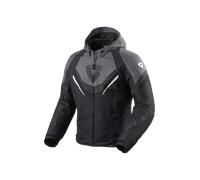 Revit Quantum 3 H2O Chaqueta textil de moto impermeable, negro/gris oscuro, Talla 3XL