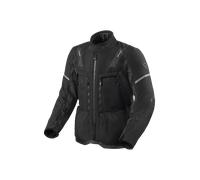 Revit Sand 5 H2O Chaqueta Textil Moto, negro-gris, tamaño 4XL para Hombres