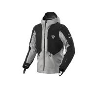 Revit Tectonic H2O Chaqueta textil de moto impermeable, negro-gris, tamaño 2XL para Hombres