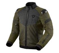 Chaqueta de moto Revit Action H2O verde oscuro liquidación S