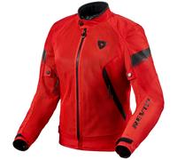 Chaqueta de moto Revit Control Air H2O para mujer Rojo y negro 46