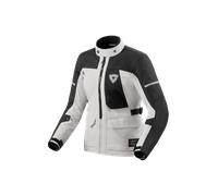 Revit Convergent H2O Chaqueta impermeable para motocicletas, Plata/Negro, Talla 34