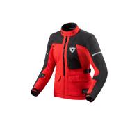 Revit Convergent H2O Chaqueta impermeable para motocicletas, rojo/negro, Talla 36