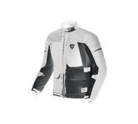 Revit Convergent H2O Chaqueta Textil de Motocicleta Impermeable, Plata/Negro, Talla M