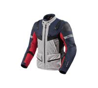 Revit Defender 3 GTX Chaqueta textil para motocicleta, rojo-azul, tamaño M para Hombres