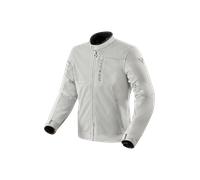 Revit Highcrest H2O Chaqueta Textil de Motocicleta Impermeable, Plata, Talla 3XL