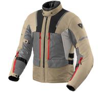 Chaqueta de moto Revit Offtrack 2 H2O gris arena XL