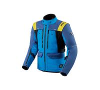 Revit Offtrack 3 H2O Chaqueta Textil de Motocicleta Impermeable, Azul/Azul, Talla L