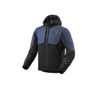 Revit Potential GTX Chaqueta textil de moto impermeable, negro/azul, Talla XXL