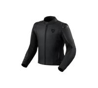 Revit Quadratic Chaqueta de cuero de motocicleta perforada, Talla 46