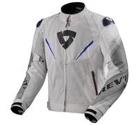 Chaqueta de moto Revit Quantum 3 Air azul plateado L