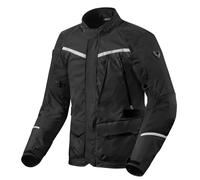 Chaqueta de moto Revit Voltiac 3 H2O Negro-Plata 2XL