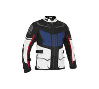 Richa Infinity 2 Adventure chaqueta textil impermeable para motocicleta, negro-rojo-azul, tamaño XL para Hombres