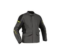Richa Infinity 3 chaqueta textil impermeable para motocicletas, negro-gris-amarillo, tamaño 4XL