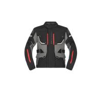 Richa Infinity 3 Pro Chaqueta textil de moto impermeable, negro-gris-rojo, tamaño 6XL para Hombres