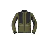 Richa Monaco Mesh WP Chaqueta textil de moto impermeable, negro-verde, tamaño 2XL para Hombres