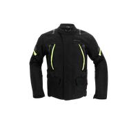 Richa Phantom 3, chaqueta textil impermeable L male Negro/Amarillo Neón