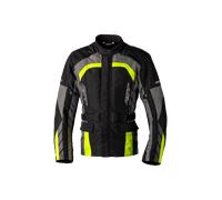 RST Alpha 5 Chaqueta textil de motocicleta, negro-gris-amarillo, tamaño 5XL para Hombres