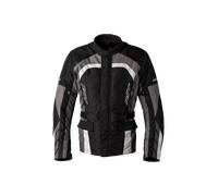 RST Alpha 5 Chaqueta textil de motocicleta, negro-gris, tamaño M