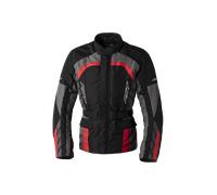 RST Alpha 5 Chaqueta textil de motocicleta, negro-gris-rojo, tamaño S para Hombres