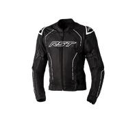 RST S1 Mesh Chaqueta textil de motocicleta, negro-blanco, tamaño 4XL para Hombres
