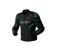 RST S1 D3O, chaqueta textil impermeable S male Negro/Verde Neón