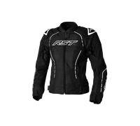 RST S-1 Mesh Chaqueta textil de motocicleta para damas, negro-blanco, tamaño XS para Hombres