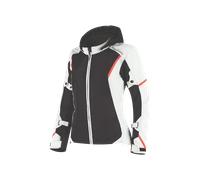Chaqueta de moto Rusty Stitches Caroline Mujer Gris claro/NegroM Gris claro,Negro