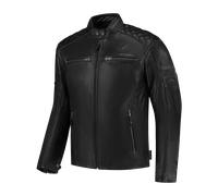 Rusty Stitches Jari V2 Chaqueta de cuero para moto, negro, tamaño M para Hombres