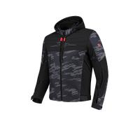 Chaqueta de Moto Rusty Stitches Liam Negro/Gris/RojoS Negro,Gris,Rojo
