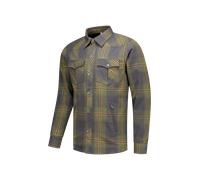 Rusty Stitches Neil V2 Camisa de moto, verde-azul, tamaño 4XL para Hombres