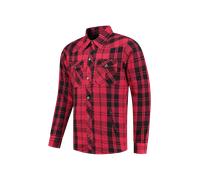 Rusty Stitches Neil V2, camisa/chaqueta textil L male Rojo/Negro