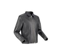 Segura Bogart Chaqueta de cuero para moto, negro, tamaño L para Hombres
