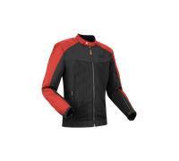 Segura Dikinson Chaqueta Textil Moto, negro-rojo, tamaño 2XL para Hombres