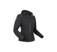 Segura Natcho Vented Softshell Mesh Chaqueta textil de moto para mujer, negro/gris, Talla 40