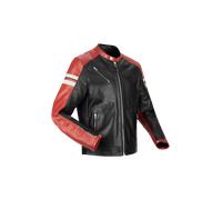Segura Romeo, chaqueta de cuero impermeable XL male Negro/Rojo