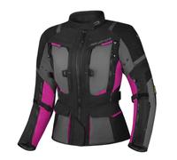 Chaqueta de moto Shima Hero 2.0 para mujer Negro-Gris-Rosa S
