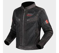 Chaqueta De Moto Verano Ligera Y Transpirable LS2 GARDA AIR Negro, Rojo