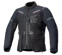 Alpinestars ST-7 2L Gore-Tex chaqueta textil impermeable para motocicletas, negro-gris, tamaño L para Hombres