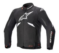 Alpinestars Chaqueta textil T-GP R V3 Drystar para motocicletas impermeable Negro/Blanco 4XL Hombre