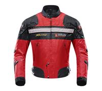 Chaqueta de motocicleta BORLENI, chaqueta de montar a moto, a prueba de viento, equipo de protecci?n corporal integral para motocicleta, armadura