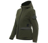 Chaqueta de motocicleta Dainese Centrale Absoluteshell Pro para mujer - verde