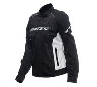 CHAQUETA DE MOTOCICLETA DAINESE DE VERANO PARA MUJER AIR FRAME 3 TEX NEGRO BLANC