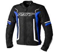 Chaqueta de motocicleta textil RST Pilot Evo para hombre - negro/azul/blanco