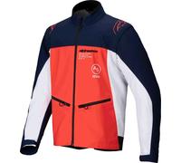 Alpinestars Lite-Dura Softshell, chaqueta textil XL male Azul Oscuro/Naranja/Blanco