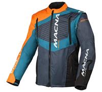 Chaqueta de motocross Hombre Macna Crest Orange / Grey